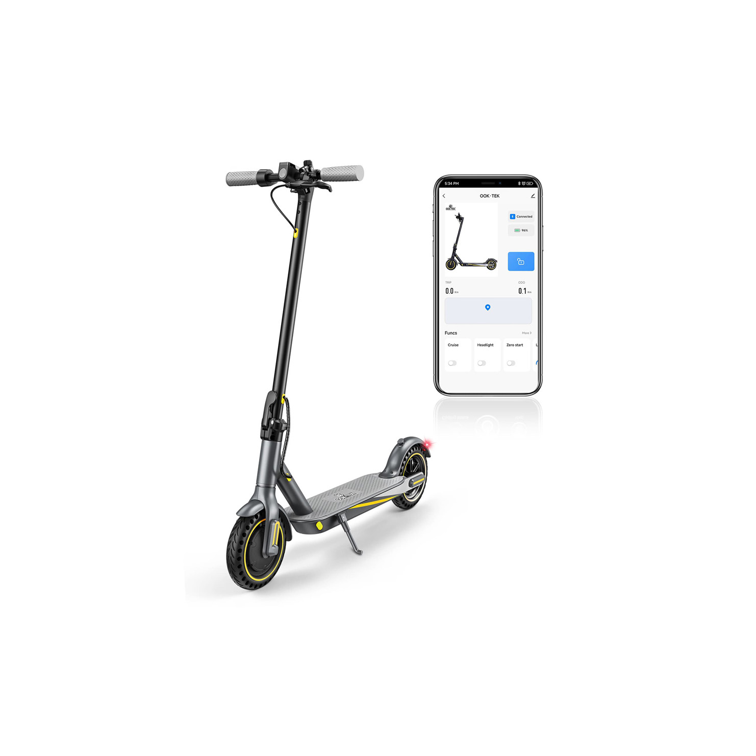 Small electric scooter for urban commuting