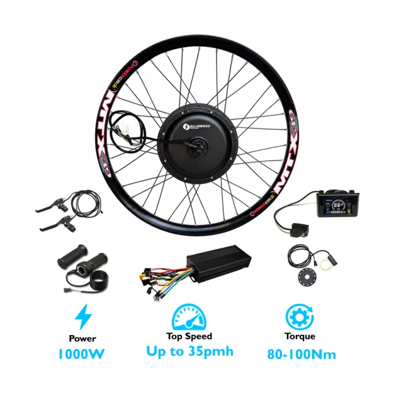 1500W eBike Kit Rear Hub Motor 48V/52V