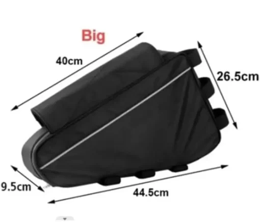 Waterproof triangle battery storage bag for ebike conversion