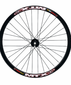 MTX front wheel rim and spoke detail built for high-load e-bike use